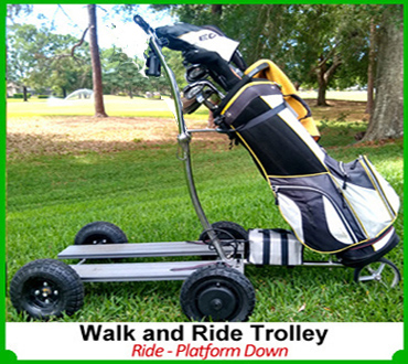 golf push cart ride